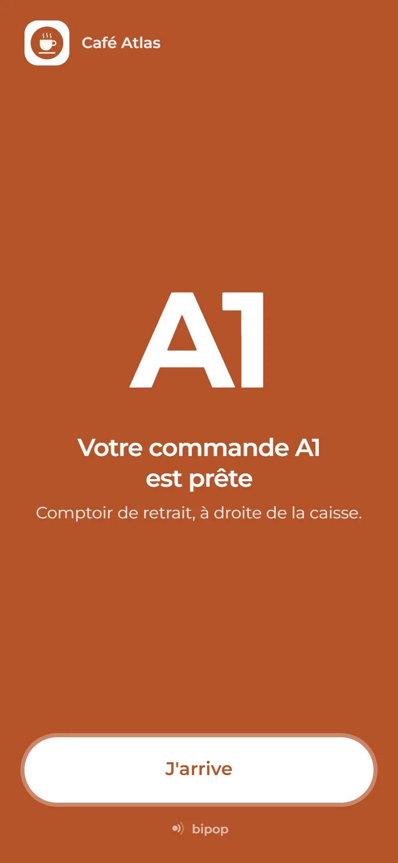 Alerte « Prête » aux couleurs de l'établissement